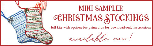 Mini Sampler Stockings Embroidery Kits