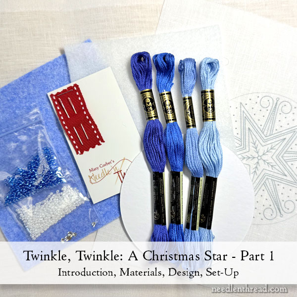 Twinkle, Twinkle Christmas Star Ornament stitch-along, Part 1