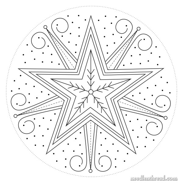 Twinkle, Twinkle Christmas Star Ornament stitch-along, Part 1