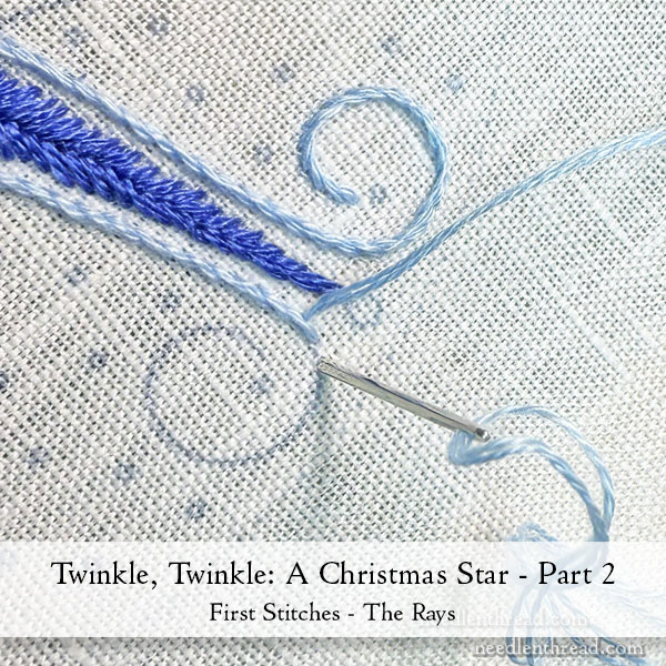 Twinkle, Twinkle stitch-along part 2: stitching the rays
