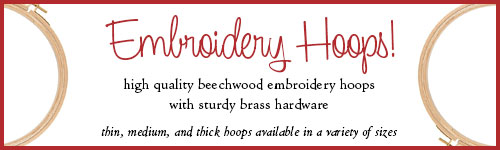 Embroidery Hoops in New Sizes