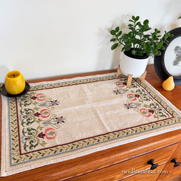 Finished Avlea Folk Embroidery Runner