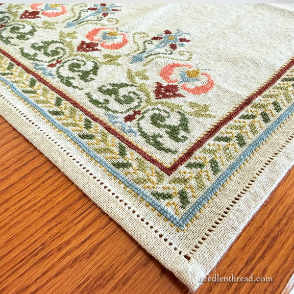 Finished Avlea Folk Embroidery Runner