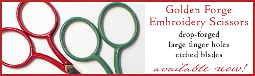 Golden Forge Embroidery Scissors available now