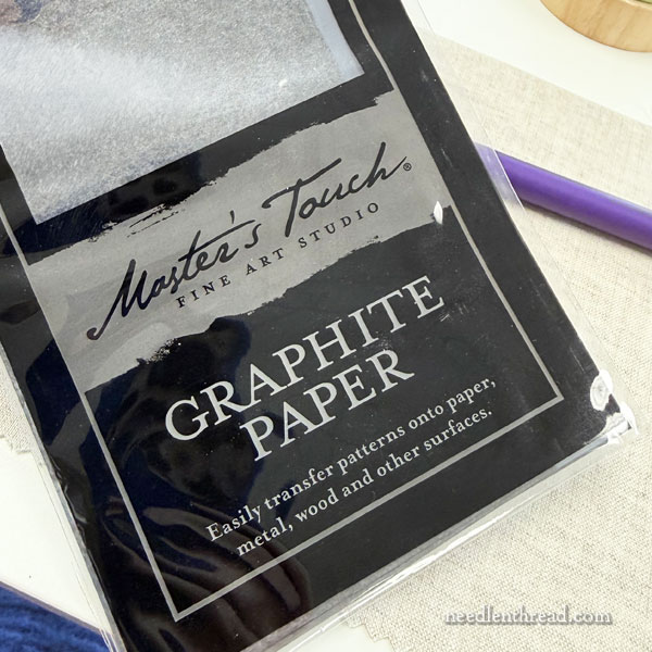 Artist's Carbon paper for embroidery transfers