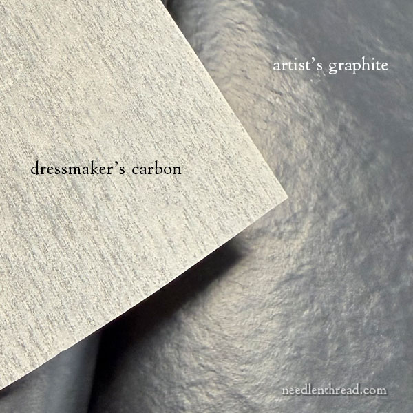 Artist's Carbon paper for embroidery transfers