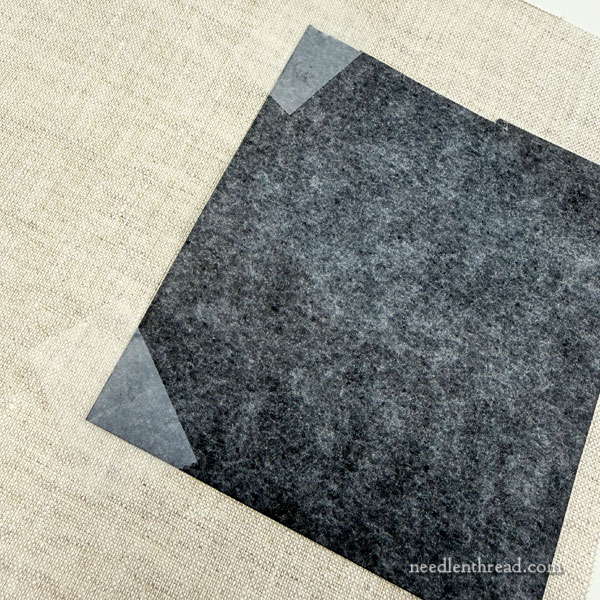Artist's Carbon paper for embroidery transfers