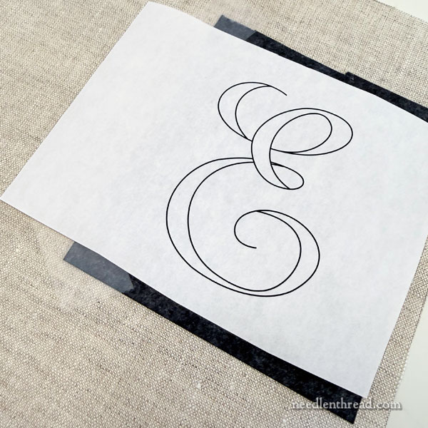 Artist's Carbon paper for embroidery transfers