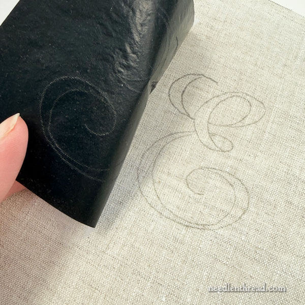 Artist's Carbon paper for embroidery transfers