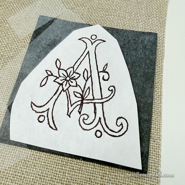 Artist's Carbon paper for embroidery transfers