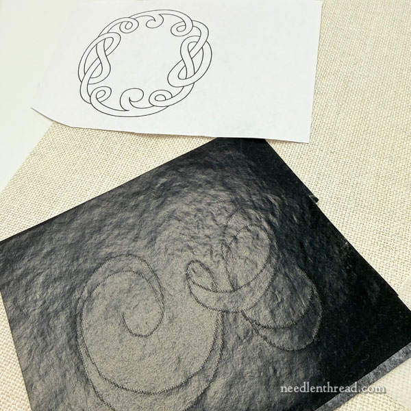 Artist's Carbon paper for embroidery transfers