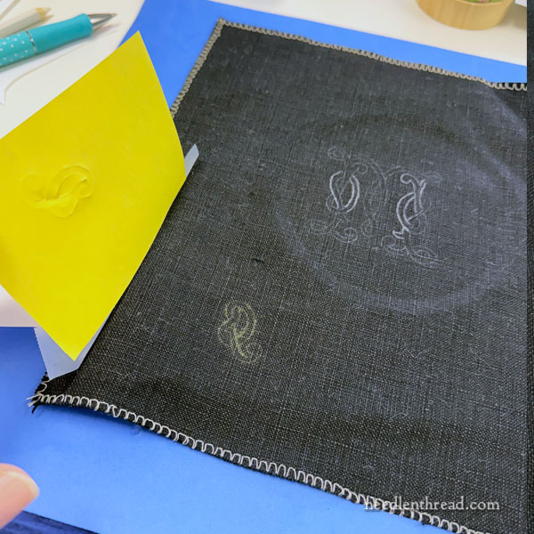 Carbon Transfers on Dark Fabric