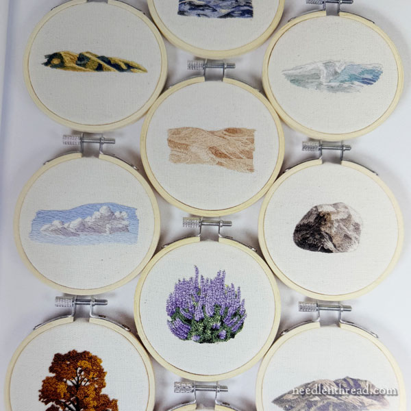 Richly Stitched Landscape Embroidery by Cassandra Dias