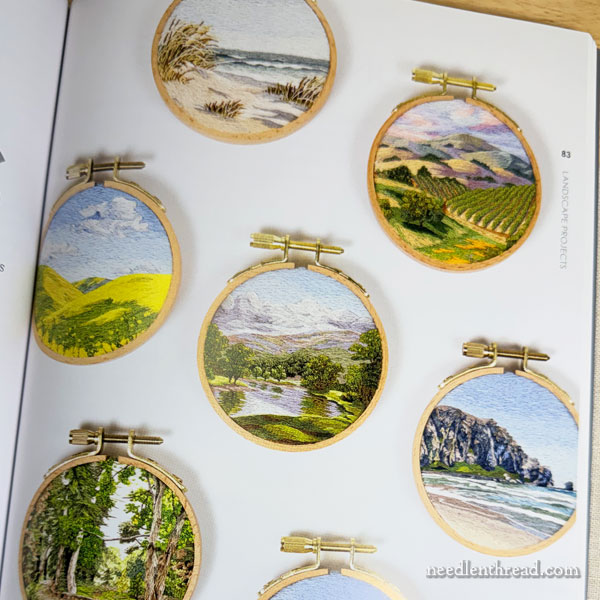 Richly Stitched Landscape Embroidery by Cassandra Dias