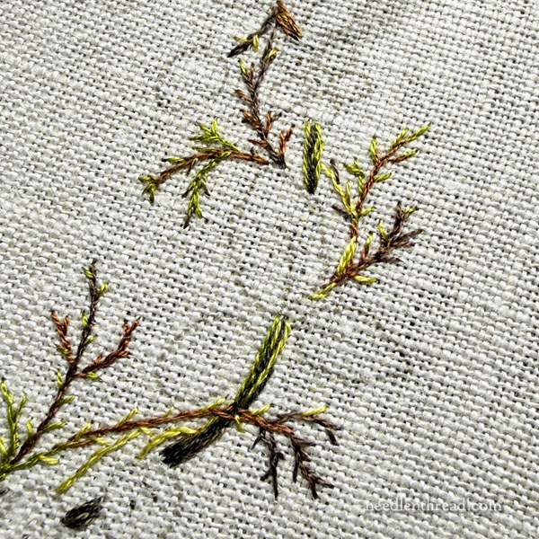 Linen choices and prickly design bits
