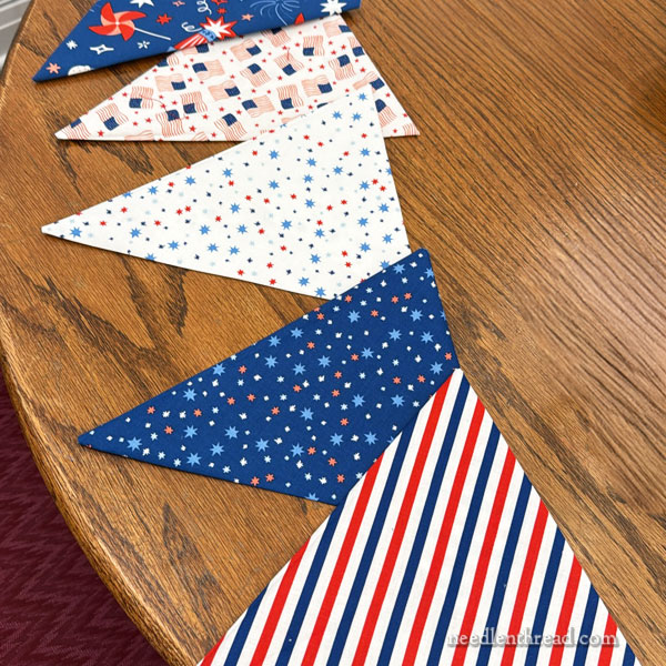 Pennant banners for 4th of July