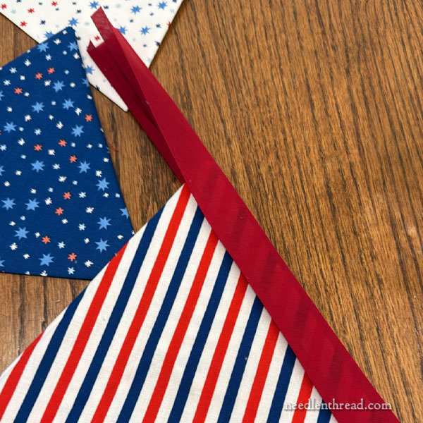 Pennant banners for 4th of July