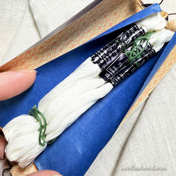 Vintage / Antique DMC threads for whitework embroidery