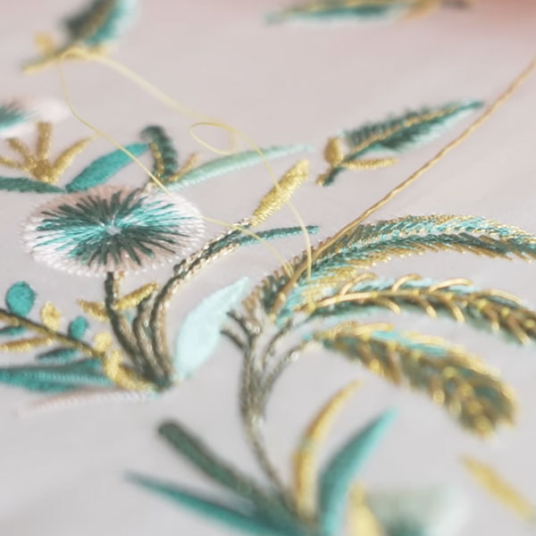 18th c embroidered waistcoat - Bernadette Banner and Hand & Lock