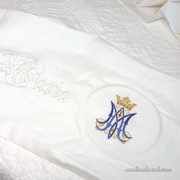O Clemens embroidered maniturgium