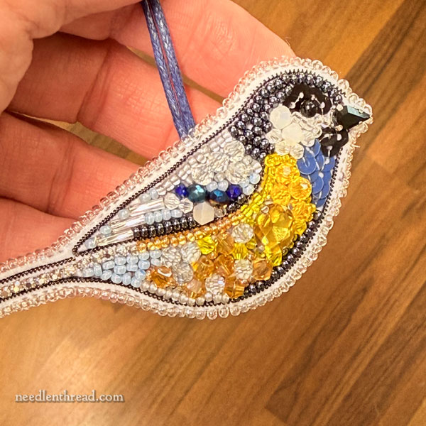 bead embroidery kits for ornaments - birds and more