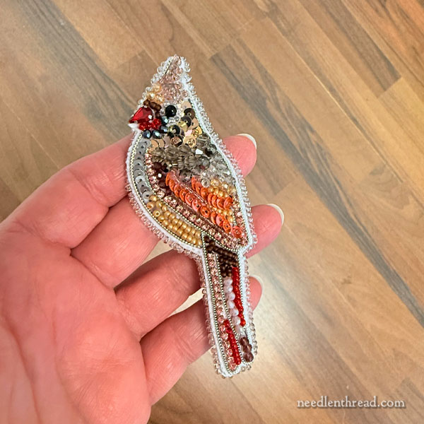 bead embroidery kits for ornaments - birds and more