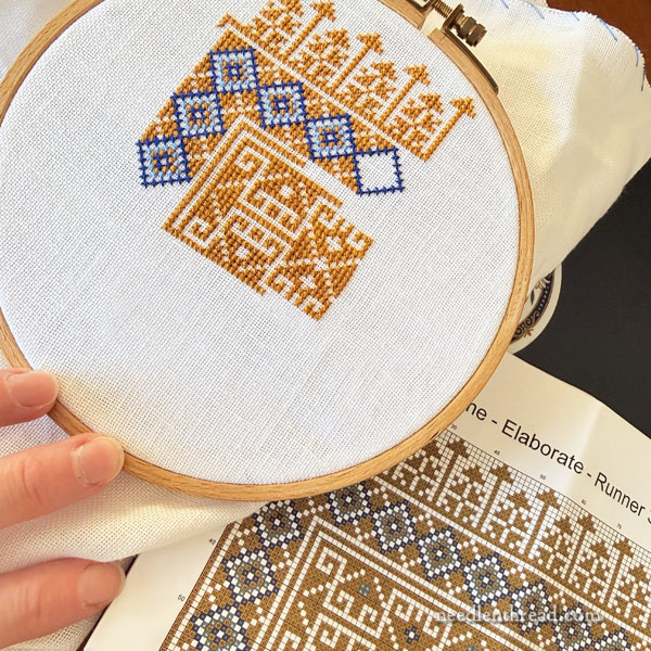 Elaborate Celandine Folk Cross Stitch Project