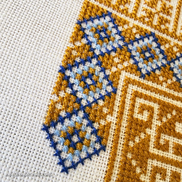 Elaborate Celandine Folk Cross Stitch Project