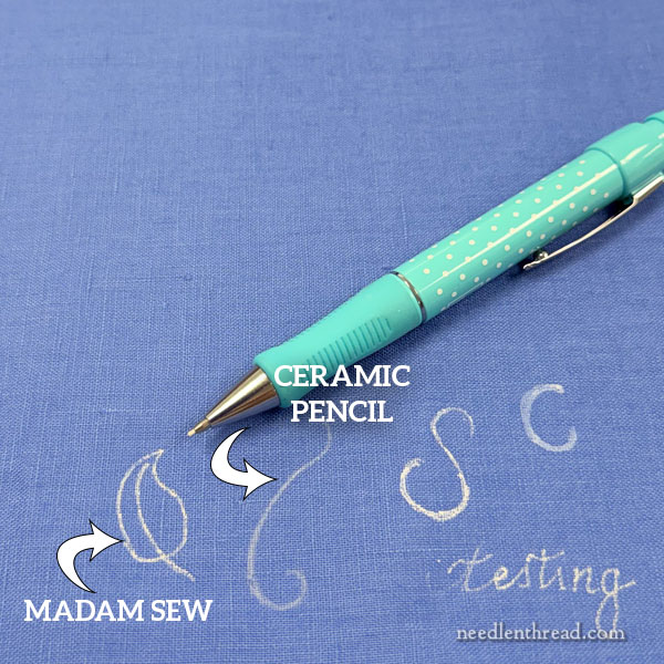 white transfer pens for embroidery